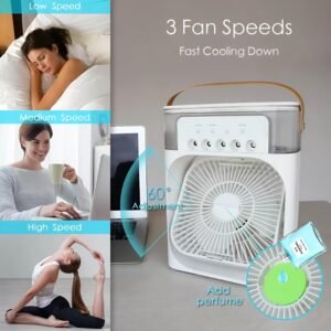 Portable Cooling Fan X-99 | 3-Speed Air Conditioner Alternative